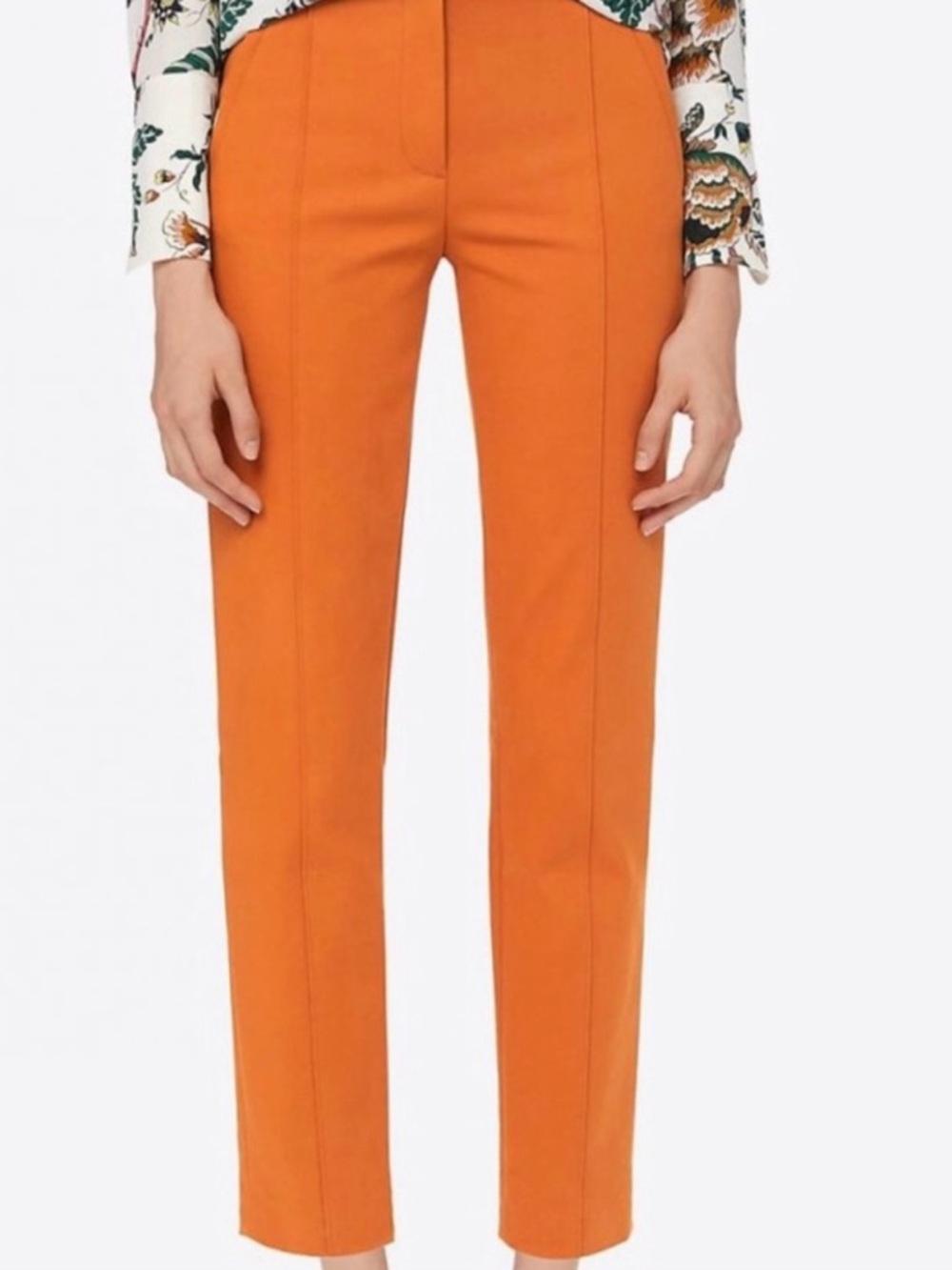 Tory Burch VANNER PANTS Maple leaf SIZE 12